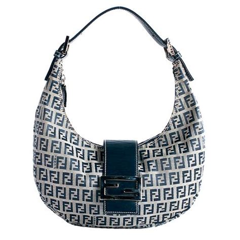 fendi zucchino mini hobo bag|FENDI Zucchino Small Hobo Mogano Panna Testa.